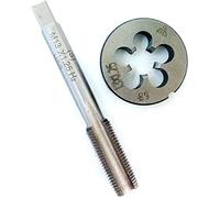 HUAZHICHUN M13×1.25 HSS Metric Tap and Die Set,Thread Tap and Round Thread Die Right Hand Tap