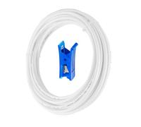 HUAZIZ 10m 1/4" White Food Grade Reverse Osmosis Tubes, Refrigerator Water Pipe, 6.3mm, 10m, 1 Piece Pipe Cutter