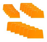 HUAZIZ 18 Pieces Plastic Painter Spatula, Car Scraper, Spatula Set, Painters Spatula, Surface Spatula Set for Applying Putty, Enamels, Sealants