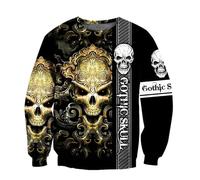 HuazomeeHZM Death Skeleton Tattoo 3D Printed Fashion Hoodie Men's Sweatshirt Unisex Zip Pullover Casual Jacket Tracksuit