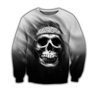 HuazomeeHZM Death Skeleton Tattoo 3D Printed Fashion Hoodie Men's Sweatshirt Unisex Zip Pullover Casual Jacket Tracksuit