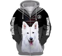 HuazomeeHZM German Shepherd Dog Pattern 3D Printed Hoodie Men Women Unisex Pullover Zipper Sweatshirt Jacket Casual Streetwear Tracksuit