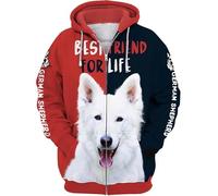 HuazomeeHZM German Shepherd Dog Pattern 3D Printed Hoodie Men Women Unisex Pullover Zipper Sweatshirt Jacket Casual Streetwear Tracksuit
