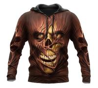 HuazomeeHZM Gothic Skeleton and Angels 3D Printed Autumn Fashion Mens Hoodie Unisex Sweatshirt Streetwear Casual Jacket Tracksuit