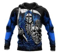HuazomeeHZM Gothic Skeleton and Angels 3D Printed Autumn Fashion Mens Hoodie Unisex Sweatshirt Streetwear Casual Jacket Tracksuit