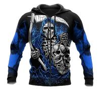 HuazomeeHZM Gothic Skeleton and Angels 3D Printed Autumn Fashion Mens Hoodie Unisex Sweatshirt Streetwear Casual Jacket Tracksuit