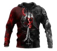 HuazomeeHZM Gothic Skeleton and Angels 3D Printed Autumn Fashion Mens Hoodie Unisex Sweatshirt Streetwear Casual Jacket Tracksuit