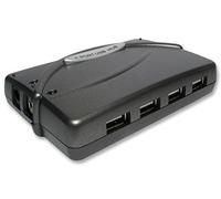 HUB, 4 PORT, USB2.0, EXTERNAL, UK PLUG, USB Hubs, Qty.1 | NLUSB2-222