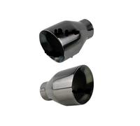 Hub Bore 1 PCS Stainless Steel Exhaust Tip Universal 51mm 60mm Intake 102mm Outlet Silver Blue Black Car Accessoreis Wheels Spacer(H0DM2027c)
