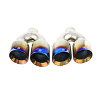Hub Bore 1 pcs universal car 2.5'' muffler tailpipes brunt blue double outlet 3‘’/4'' exhaust tips Wheels Spacer(L1EM20212i-R)