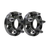 Hub Bore For Hyundai For Genesis GV60 GV70 GV80 2pcs 5x114.3 67.1mm M14*1.5 Wheel Spacer T6-7075 Wheel Spacers Shims(2pcs Black 15mm)