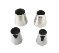 Hub Bore Stainless Steel Exhaust Adapter 2inch to 2.5inch Universal Exhaust Pipe Adapter Connector Reducer Tube 2.5inch to 3inch Car End Pipes Wheels Spacer(AP-10276)