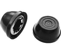 Hub Cap Replacement Compatible with Most Weber Charcoal Kettle Grills Retainer Cover | Fits 3/8-inch Axles (2-Pack, Black)
