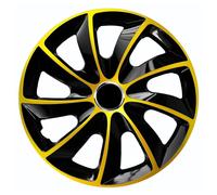 Hub Cap Wheel Trim 16" NRM Drift Black-Gold 1 pcs