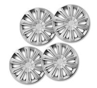4 x 16 Inch WHEEL TRIMS 16" HUB CAPS HQ ABS Plastic Universal Push-In NRM086