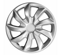 4 x 16 Inch WHEEL TRIMS 16" HUB CAPS HQ ABS Plastic Universal Push-In NRM086