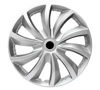 Hub caps, Automotive 15 Inch Universal Hubcap Wheel Covers for Cars,4 Pcs(Full Silver)
