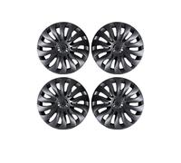 Hub Caps Covers 4PCS For Tesla For Model 3 For Highland (2023-2025) 18 Inch Right＆Left Hubcaps Storm Style Replacement Accessories Wheel Cover(Storm Black)