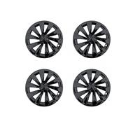 Hub Caps Covers For Tesla For Model For Y For Juniper 4PCS HubCap 20 Inch Wheel Caps Automobile Replacement Hub Cap Full Rim Cover Accessories(Bright black)
