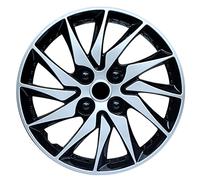 Hub caps, Hubcaps/Wheel Covers One-Piece Heavy Duty Construction 4Pcs,15 Inch(Silver)