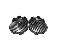 Hub Centre Caps 4pcs/lot 68mm 62mm 3D Carbon Fiber Veins Emblem Sticker Rim Hub Cup Caps Cover Car Wheel Center Cap Wheel Centre Caps
