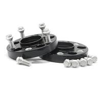 Hub Centric 2Pieces 20/25/30/35/50mm aluminum alloy CNC wheel Spacers suit PCD 5x100 CB 57.1 for VW for FOX for GOLF(2PCS 40mm Black)