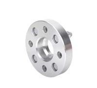 Hub Centric 2Pieces PCD 4x100 ID=OD=56.1mm Car Aluminum Wheel Spacer Adapter 15/20/25/30/35/40/45mm Flange For Jazz 4lug(2PCS 15mm Silver)