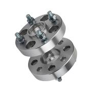 Hub Centric 2Pieces PCD 4x100 ID=OD=56.1mm Car Aluminum Wheel Spacer Adapter 15/20/25/30/35/40/45mm Flange For Jazz 4lug(2PCS 40mm Silver)