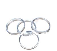 Hub Centric Rings Wheel Bore 71.6-72.56 63.4-73.1 56.1-63.4 70.3-71.5 67.1-74.1 67.1-72.56mm Aluminum Hub Rings 4Pieces/set(71.6-72.56mm)