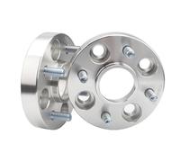 Hub Centric Wheel Spacers 15/20/25/30/35/45/50mm Sliver Wheel Spacer 4x100 CB 60.1mm Gasket Flange For Marche For Sunshine 2Pieces（1 Pair）(2PC Silver 20mm)