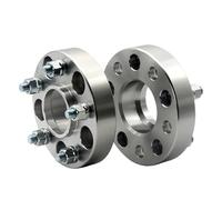 Hub Centric Wheel Spacers 2Pieces 15/20/25/30/35/40/45/50mm PCD 5x114.3 CB71.6mm Wheel Spacer Adapter Suit 5 Lugs For EcoSport(2PCS 20mm Silver)