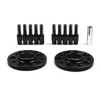 Hub Centric Wheel Spacers For BMW For X5 G05 For X7 G07 2018+ For Mini W/Ball Bolts 15mm 5x112mm 66.6mm Hub Centric Bore Wheel Spacers M14x1.25 Tapered Bolts Forged Wheels Spacer Kit(Black bolts)