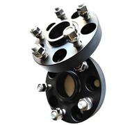 Hub Centric Wheel Spacers For LEXUS CT200 ES250 For Crown GT2000 2Pcs Aluminum Car Wheel Spacer Shims Plate 25 Or 30mm Fit 5x100 Forged Wheels Spacer Kit(25mm Black)