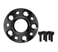 Hub Centric Wheel Spacers For Vw For Teramont Flange Plate15/20/25/30mm 2/4pcs 5x112 CB 57.1 M14*1.5 Hub Centric Black Forged Wheel Spacer Forged Wheels Spacer Kit(4pcs 30mm)