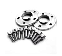 Hub Centric Wheel Spacers For W215 & W216- CL Class CL500 CL600 5x112 CB 66.6 With 10pcs 12X1.5 Ball Screw 2PCS 25mm 1inches (1'') Forged Wheel Spacers Forged Wheels Spacer Kit(25mm Silver-thin)