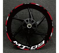 Hub Decorative Decal Motorcycle Reflective Wheel Decal for MT-09 MT09 MT 09 Rim Stripe Decals Waterproof Hub Stickers Reflective Sticker