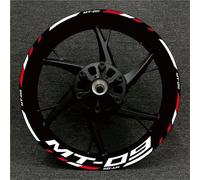 Hub Decorative Decal Motorcycle Reflective Wheel Decal for MT-09 MT09 MT 09 Rim Stripe Decals Waterproof Hub Stickers Reflective Sticker