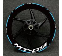 Hub Decorative Decal Motorcycle Reflective Wheel Decal for MT-09 MT09 MT 09 Rim Stripe Decals Waterproof Hub Stickers Reflective Sticker