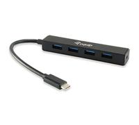 Equip 128954 USB-C hub 4 ports USB 3.2 Gen 2 Black