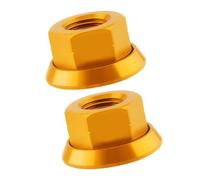 Hub Fastening Nut 10 Mm Fine Thread Aluminum Part for Cycling Wheel Service, Garage Repairs, and Daily Upkeep Use Cycling Hub Hardware Wheel Fastener Fine Thread Alloy Repair Part Road Trail Garage