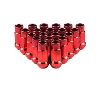 Hub lock bolt Compatible With Hyundai Wheel Steel Nuts Wheels Tuner Wheel Lug Nuts Wheel Bolts M12x1.5 M12x1.25 20pcs(Red,M12x1.25v)