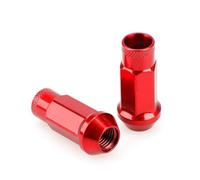 Hub lock bolt Compatible With Suzuki Wheel Nuts Wheel Lug Wheel Bolts Iron Car Flat Washer Locking Wheel Nuts M12x1.5 M12x1.25 20PCS(Red,M12x1.25)