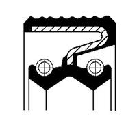 Hub sealing ring Front Axle NBR (nitrile butadiene rubber) 01031063B CORTECO