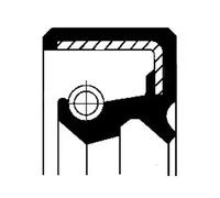 Hub sealing ring Front Axle NBR (nitrile butadiene rubber) 49378687 CORTECO