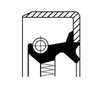 Hub sealing ring NBR (nitrile butadiene rubber) 01019283B CORTECO