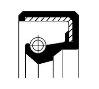 Hub sealing ring NBR (nitrile butadiene rubber) 19027876B CORTECO for SUZUKI