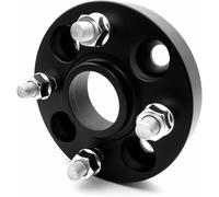 Hub spacers 2 Pieces 1 Pair Forged Aluminum Alloy Wheel Spacers Adapter PCD 4x100 CB 57.1mm For For Coupe A2(2pc Black-25mm)