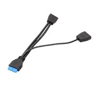 Hub Splitter - Copper, USB 3.0 Internal Hub Splitter, High-Speed Transmission | Motherboard Extension Cable, Y-Type 1-to-2 USB Adapter For Desktop Laptop Printer Scanner Camera PC Accessories
