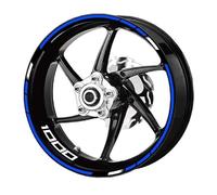 Hub Strip Full Set Motorcycle Rim Decal Decorative Wheel Hub Multicolor Waterproof Reflective Stickers for Z1000(Style 6)