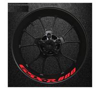 Hub Strip Motorcycle Front Rear Set Rim Sticker Wheel Decal Hub for Suzuki GSXR600 Gsxr 600 R 600R Gsx-r R600(Style 17)